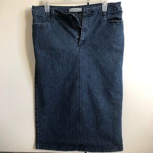 Maxi jean skirt